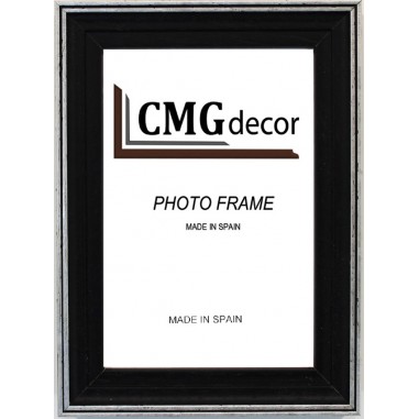 CMGdecor Black and Silver photo frame...
