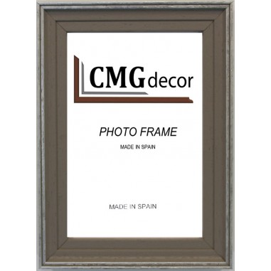 CMGdecor Beig and Silver photo frame...