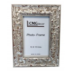 CMGdecor Silver photo frame...