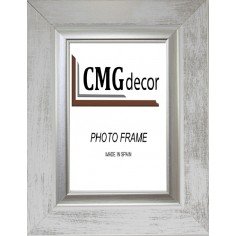 CMGdecor Silver and White...
