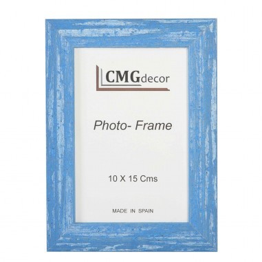 Portafoto Azul CMGdecor modelo 3860-06