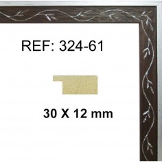 CMGdecor Walnut and Silver... 2