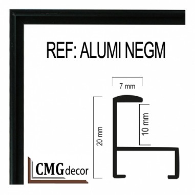 Easy Frame Aluminum CMGdecor Black...