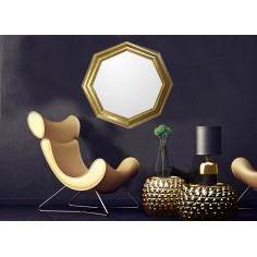 Round Effect Mirror Ref: 356