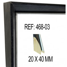 Wall mirror Black with... 2