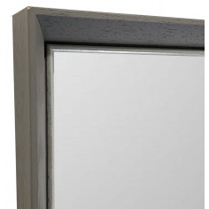 Wall mirror Grey wood trim...