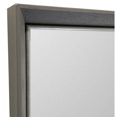Wall mirror Grey wood trim Ref: 468-60