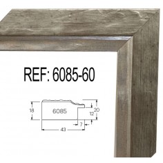 Silver wood moulding 43 x...