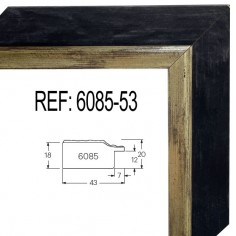 Gold and Black wood...