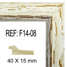 Moldura Blanco 40 x 15 mm