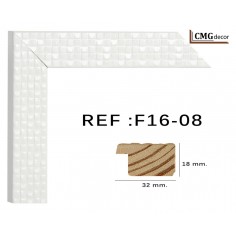 Moldura Blanco 30 x 15 mm