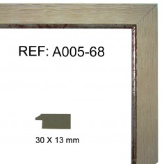 White and Silver moulding