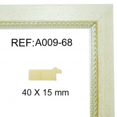 White and Silver moulding