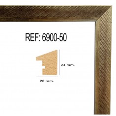 Gold wood moulding  20 x 25 mm