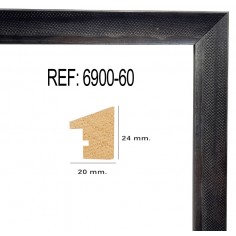 Moldura Plata de 20 x 25 mm