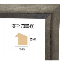 Moldura Plata de 35 x 35 mm