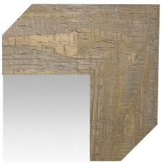 Wall mirror Honey with wood...