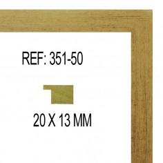 Moldura Oro 20 x 15 mm