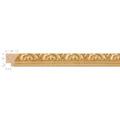 Moldura  Oro 23 x 20 mm 2