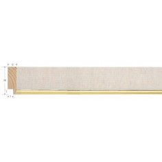 Moldura Blanca y Oro 36 x... 2