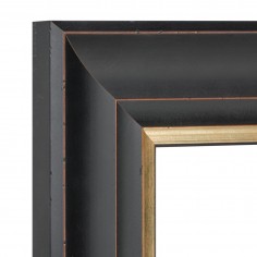 Espejo de pared Negro y Oro...