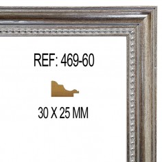 Moldura Plata de 30x25 mm
