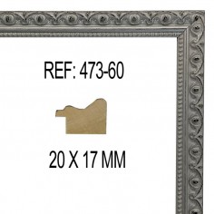 Moldura Plata de 20x17 mm