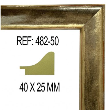 Moldura Oro de 40x25 mm