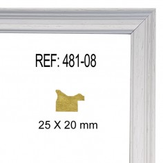 Moldura Blanco de 25x20 mm