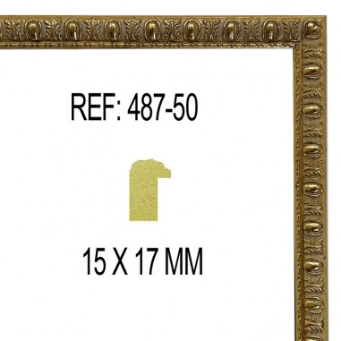Moldura Oro de 15x17 mm