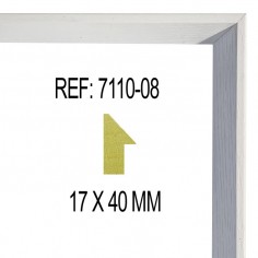 Moldura Blanco de 17 x 40 mm