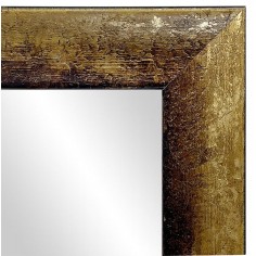 Wall mirror Gold with wood...