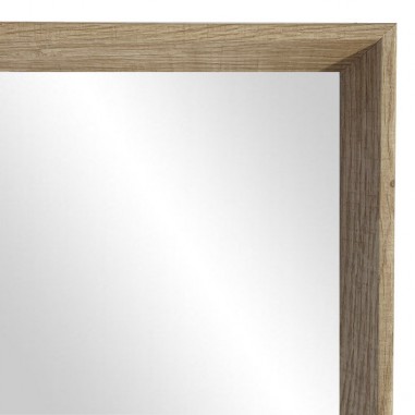 Wall mirror Oak with wood trim model...