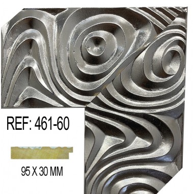 Silver moulding 95x25 mm