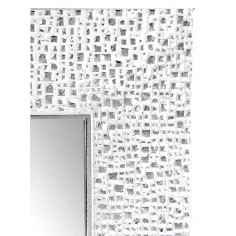 Espejo de pared Blanco y...