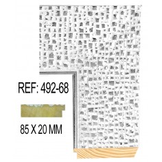 Espejo de pared Blanco y... 2