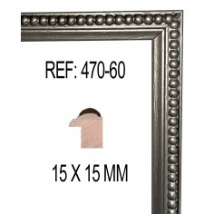 Moldura Plata de 15x15 mm