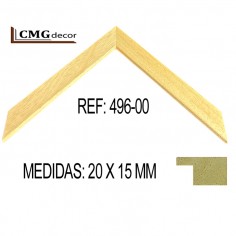 Natural moulding 20x15 mm