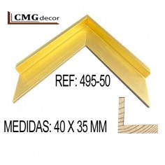 Gold moulding 40x35 mm