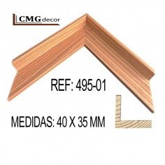 Moldura Nogal de 40x35 mm