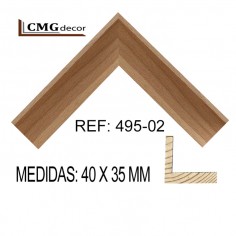 Moldura Haya de 40x35 mm