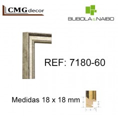 Silver wood moulding 18 x...