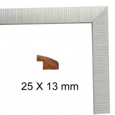White moulding 20x13 mm