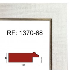 Moldura blanca y Plata...