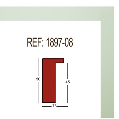 White moulding 17 x 50 mm