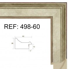 Moldura Plata 42 x 28 mm