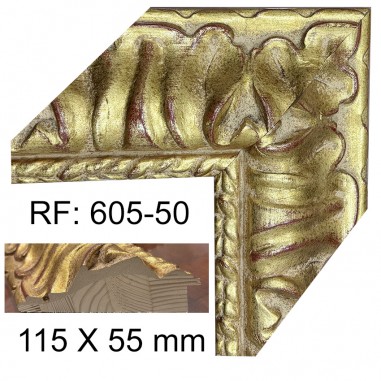 Gold moulding 115x55 mm