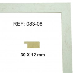 Moldura Blanca 28x13 mm