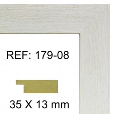 White moulding 35x13 mm