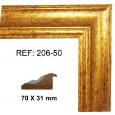 Moldura Oro 70x30 mm